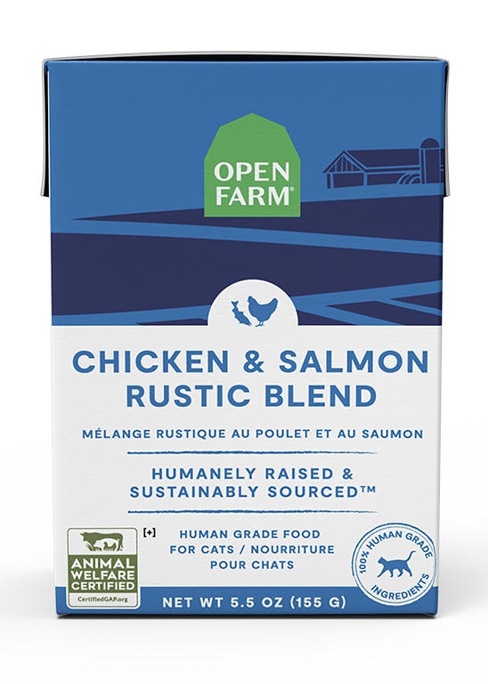 Chicken & Salmon Rustic Blend Wet Cat Food by Open Farm