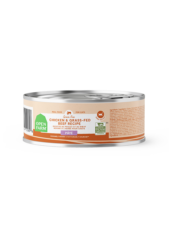 Chicken & Grass-Fed Beef Pâté for Cats by Open Farm