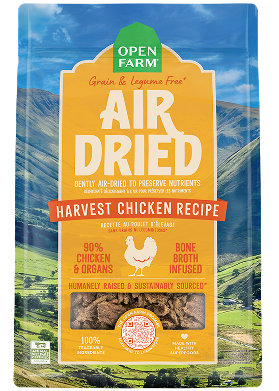 Air Dried Harvest Chicken Recipe for Dogs