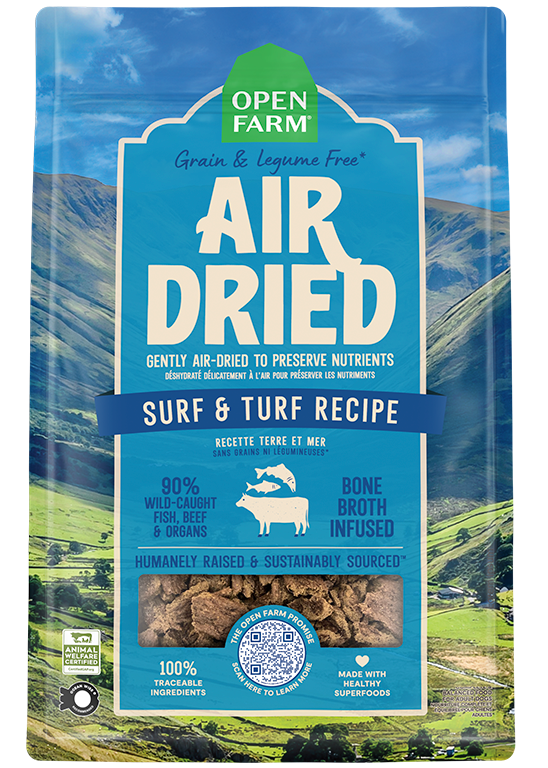Open Farm Air Dried Surf & Turf Recipe for Dogs by Open Farm