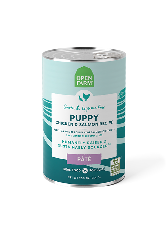 Open Farm Puppy Chicken & Salmon Pate Recipe by Open Farm