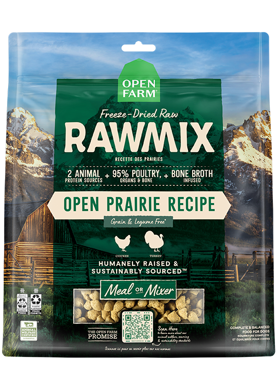 RawMix Open Prairie Freeze Dried Raw Morsels for Dogs by Open Farm