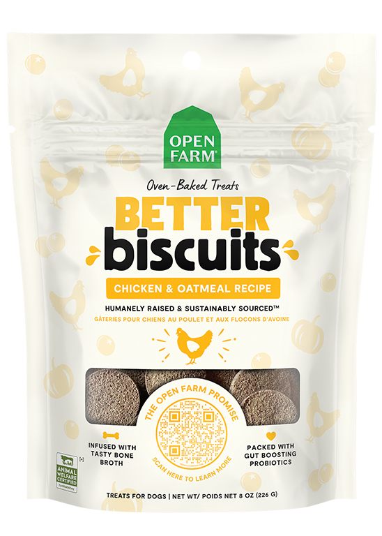Better Biscuits Chicken & Oatmeal Recipe by Open Farm