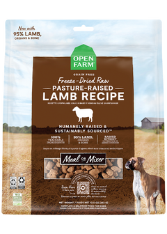 Pasture-raised Lamb Freeze Dried Raw Dog Food