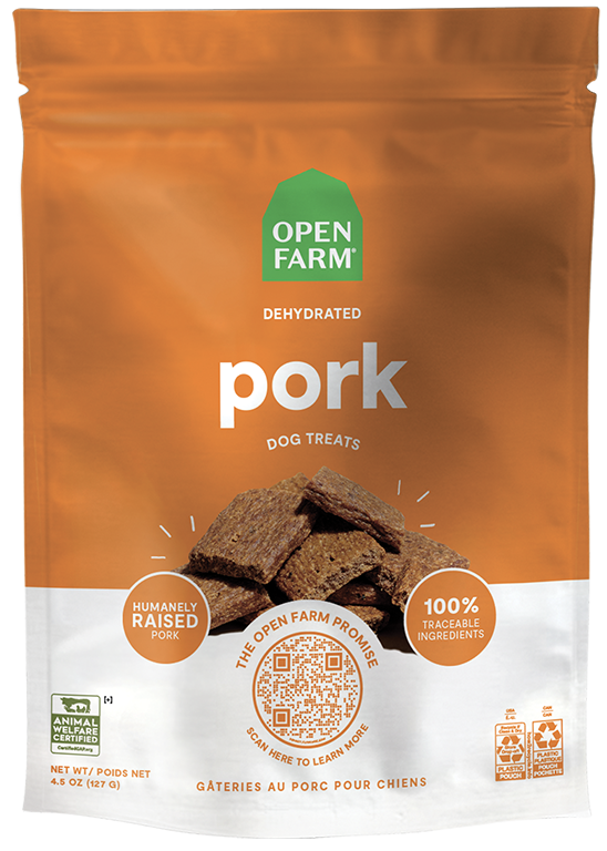 Dehydrated Pork Treats by Open Farm