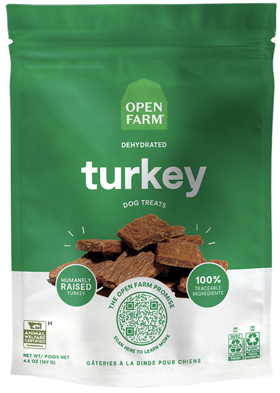 Dehydrated Turkey Treats by Open Farm