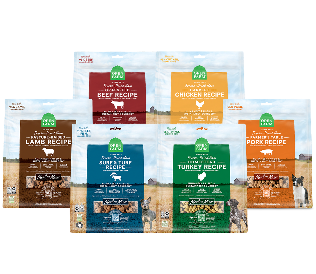 Freeze Dried Raw Variety Pack by Open Farm