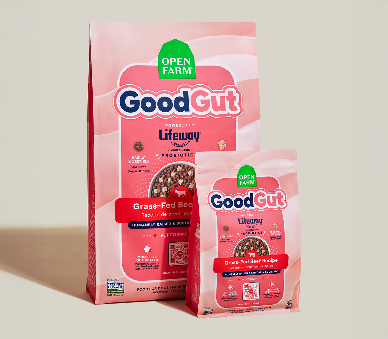 GoodGut Grass-Fed Beef Dog Kibble