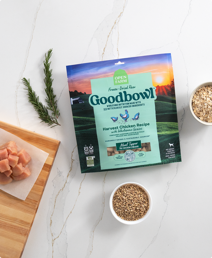 Goodbowl™ Harvest Chicken Recipe Freeze Dried Raw Topper