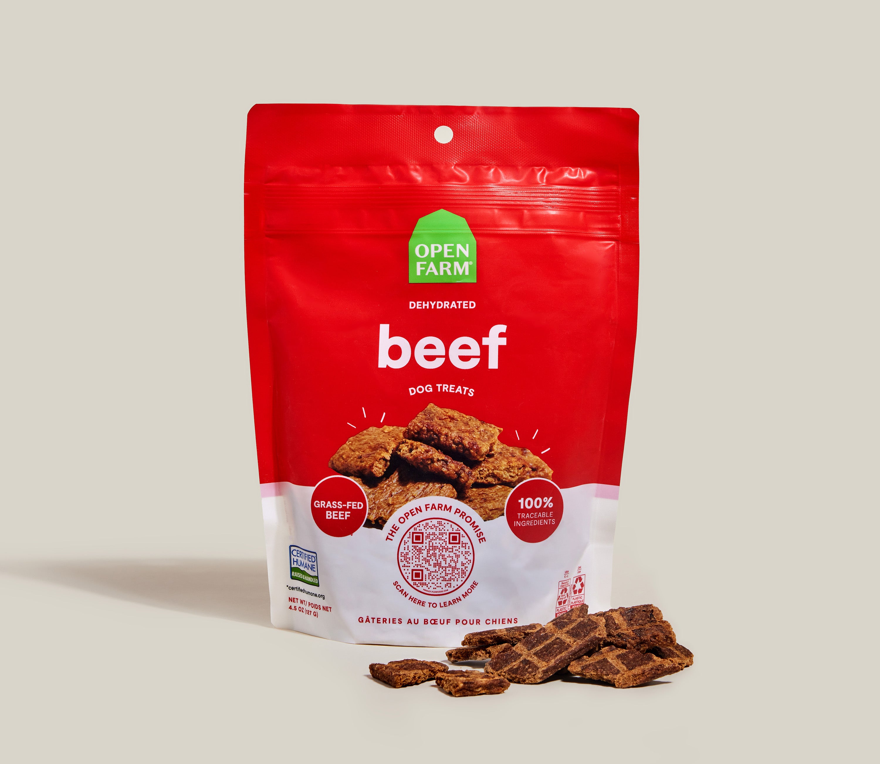 Open Farm Dehydrated Beef Treats