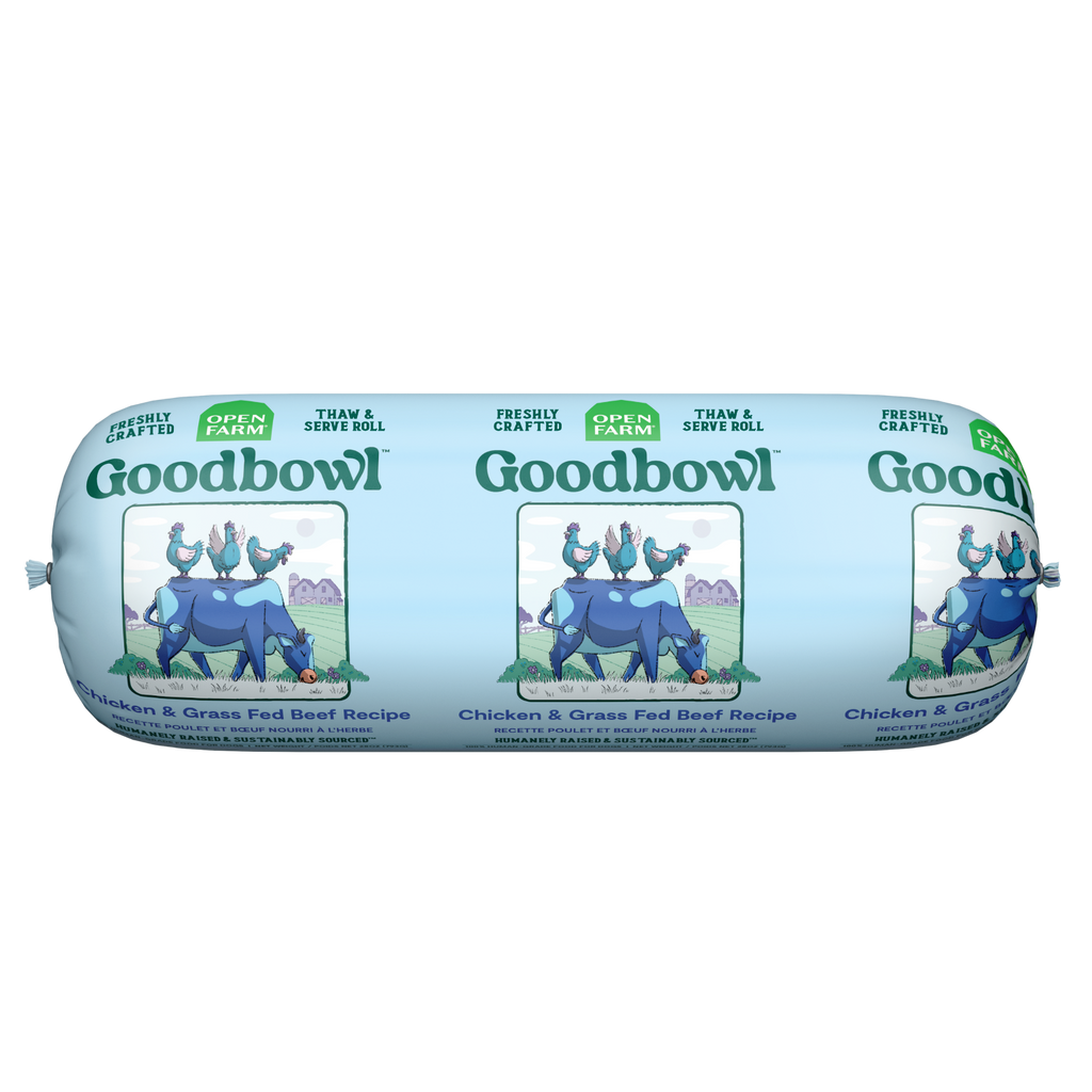 Open Farm Freshly Crafted Roll Goodbowl Chicken & Grass-Fed Beef Recipe by Open Farm