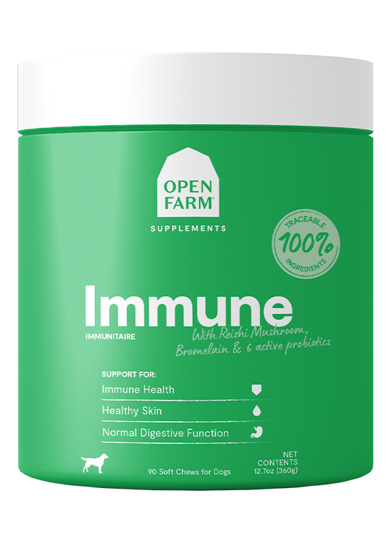 Immune Health Supplement Chews for Dogs by Open Farm