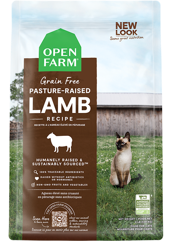 Pasture-Raised Lamb Grain-Free Cat Kibble by Open Farm