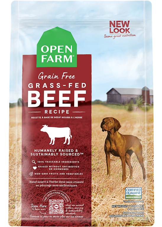 Open Farm Grain-Free Grass-Fed Beef Recipe by Open Farm