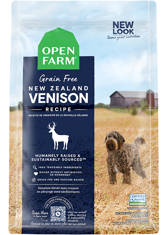 Grain Free New Zealand Venison Dog Food Open Farm