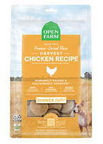 Harvest Chicken Freeze Dried Raw Patties for Dogs